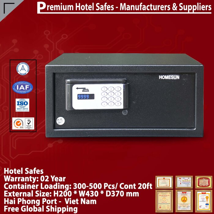 Két Sắt Hotel Safes HOMESUN HS42E Card